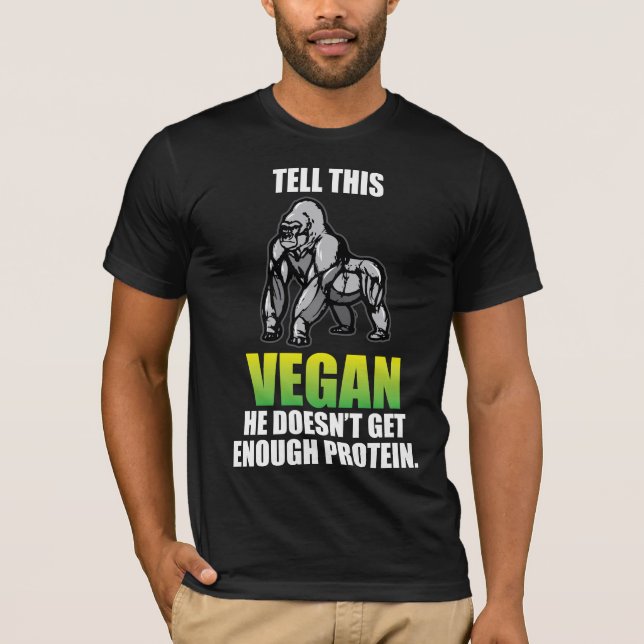 Camiseta Citações engraçadas do Vegan do estilo de vida do (Frente)