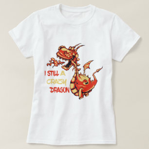 Camiseta Citações Engraçadas E Bonitas Do Dragão De Fogo