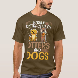 Camiseta Citações engraçadas - facilmente distraídas por Ot