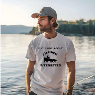 Camiseta citações engraçadas sobre amantes da pesca