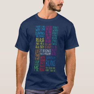 Camiseta Citações Famosas de Filmes