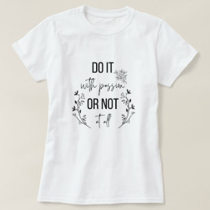 Camiseta citações inspiradoras, motivação