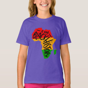 Camiseta Citações Meses da História Negra - EU SOU HISTÓRIA