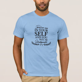 Camiseta Citações motivacionais da caligrafia textográfica