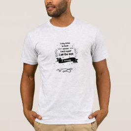 Camiseta Citações motivacionais da caligrafia textográfica