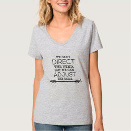 Camiseta Citações motivacionais da caligrafia textográfica