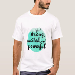 Camiseta citações motivacionais para trabalho e sucesso