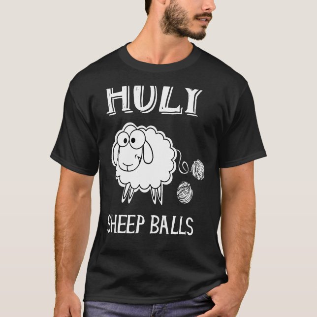 Camiseta Citações Para A Knitter Sheep Funny Sheep Wool (Frente)