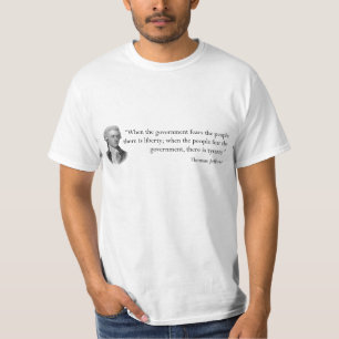 Camiseta Citações por Thomas Jefferson