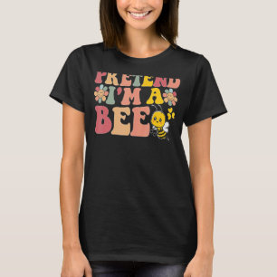 Camiseta Citações preguiçosas de Halloween Fingem que sou u