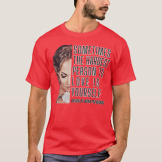 Camiseta Citações Tristes Sobre Amor garota