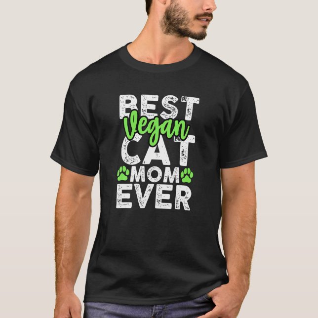 Camiseta Citações Veganas Mãe de Gato (Frente)