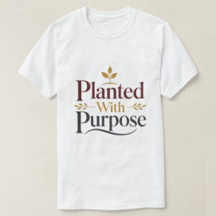 Camiseta Citado com Propósito Cristão Inspirador