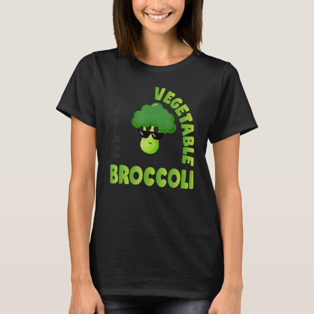 Camiseta Citando Broccoli É Meu Espírito Vegetal Do Mundo V (Frente)