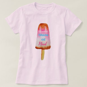 Camiseta Citando picolé sorbet comida arte fofa