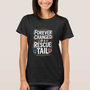 Camiseta Citar Adoção de Resgate de Animais para Salvar Cac