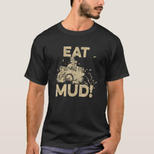 Camiseta Citar Comer Lama Para Um Piloto De Quadriciclo