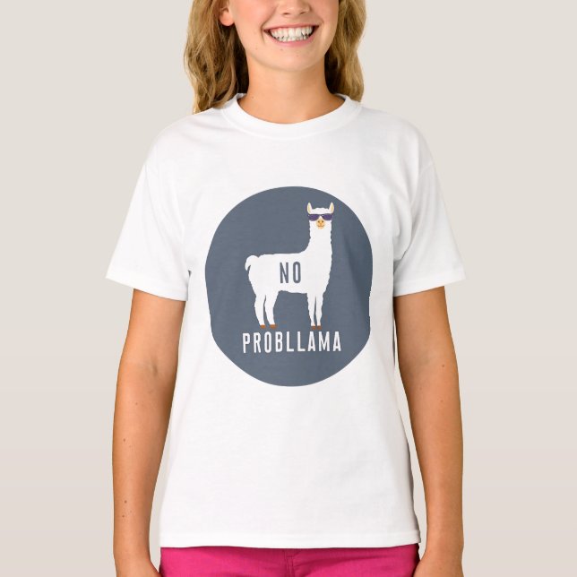 Camiseta CITAR LLAMA BRANCA SEM Círculo PROBLAMMA (Frente)