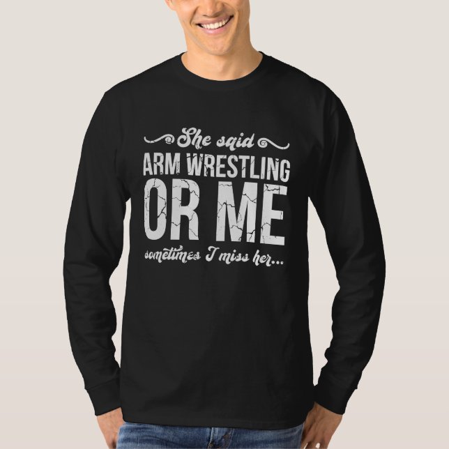 Camiseta Citar Luta de Braço BraçoLuta (Frente)