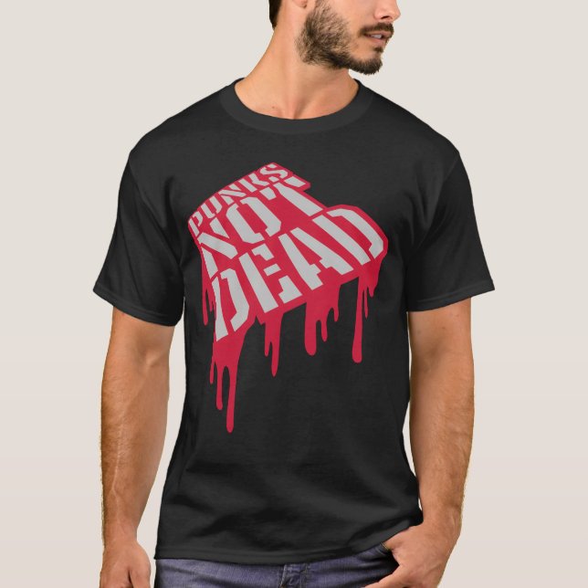 Camiseta Citar punks não está morta garota (Frente)