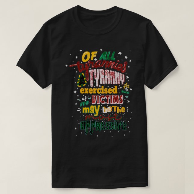 CAMISETA CITAR TIRANTES POR C S LEWIS (Frente do Design)