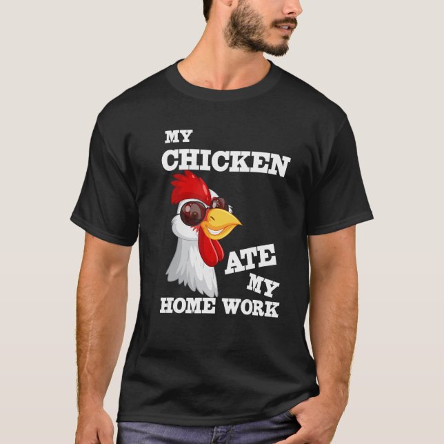 Camiseta Citarei Meu Frango Comendo Minha Casa (Frente)