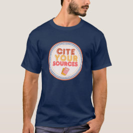 Camiseta Cite suas fontes lá