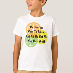 Camiseta Citrino do verão - o irmão foi a Florida -