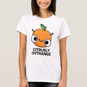 Camiseta Citrinos Estranhos Estranhos Estranhos Laranja Est