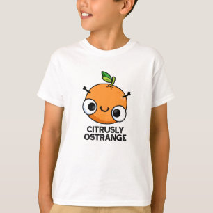 Camiseta Citrinos Estranhos Estranhos Estranhos Laranja Est