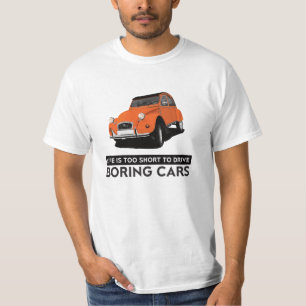Camiseta Citroën 2CV - A vida é demasiado curta