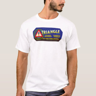 Camiseta Citros triangulares - Etiqueta de taxa de Fruta de