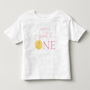 Camiseta Citrus Ela É Uma Doce Aniversário de 1 Ano
