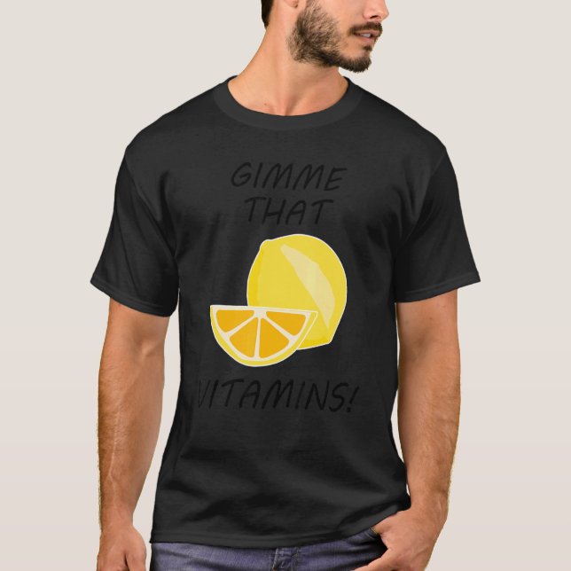 Camiseta Citrus Fruits Vitamins Lemonade Fruits (Frente)