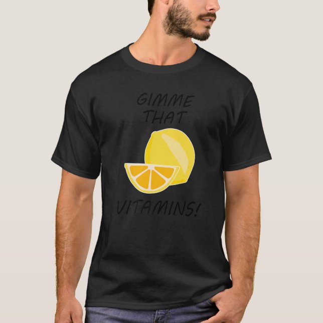 Camiseta Citrus Fruits Vitamins Lemonade Fruits   (Frente)