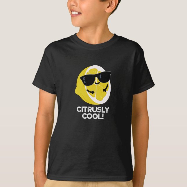 Camiseta Citrus Funny Legal Citrus Pun Dark BG (Frente)
