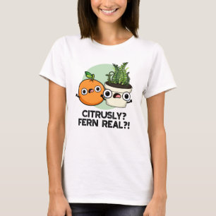 Camiseta Citrusly Fern Real Funny Citrus Plant