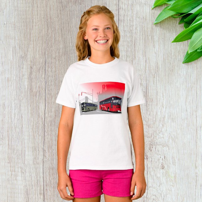 Camiseta City Busa Red Green Coaches em Urban Street (Criador carregado)
