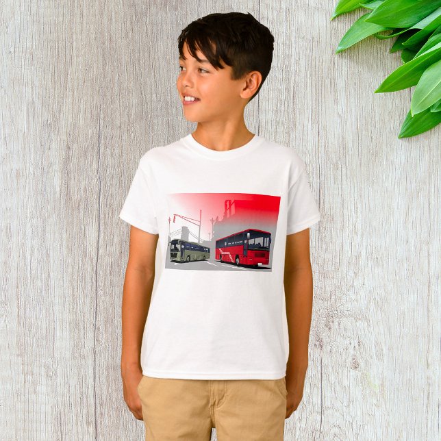 Camiseta City Busa Red Green Coaches em Urban Street (Criador carregado)