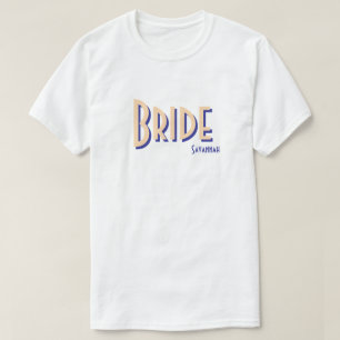Camiseta City Chic Pale Orange Bride