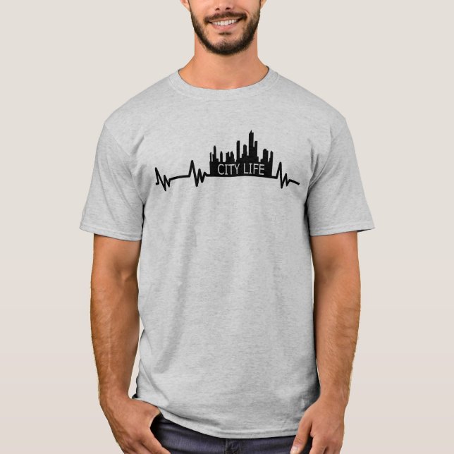CAMISETA CITY LIFE HEARTBEAT (Frente)