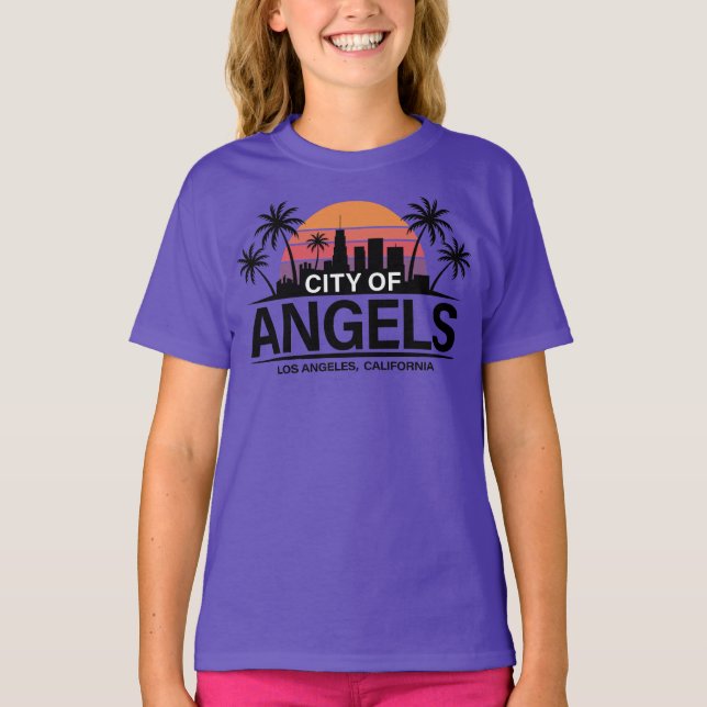 Camiseta City of Angels, Los Angeles, California (Frente)