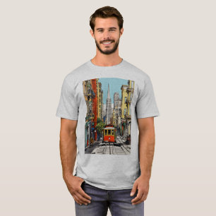 Camiseta "City Tracks" "Jornada Metropolitana" "Trilhos Urb