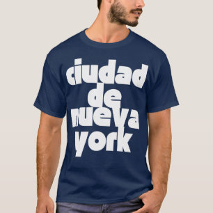 Camiseta Ciudad De Neuva York Nova Iorque Retro White