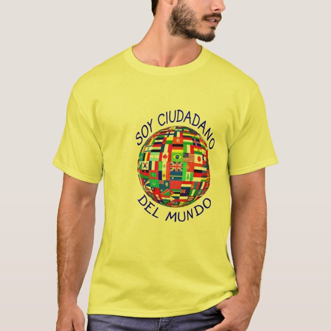 Camiseta ciudadano del mundo (Frente)