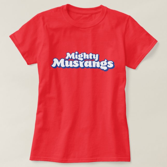Camiseta CJ Greene Mighty    MustangsT-Shirt (Frente do Design)