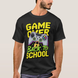 Camiseta Ck Para a Escola Controlador de Jogo Punho Diverti