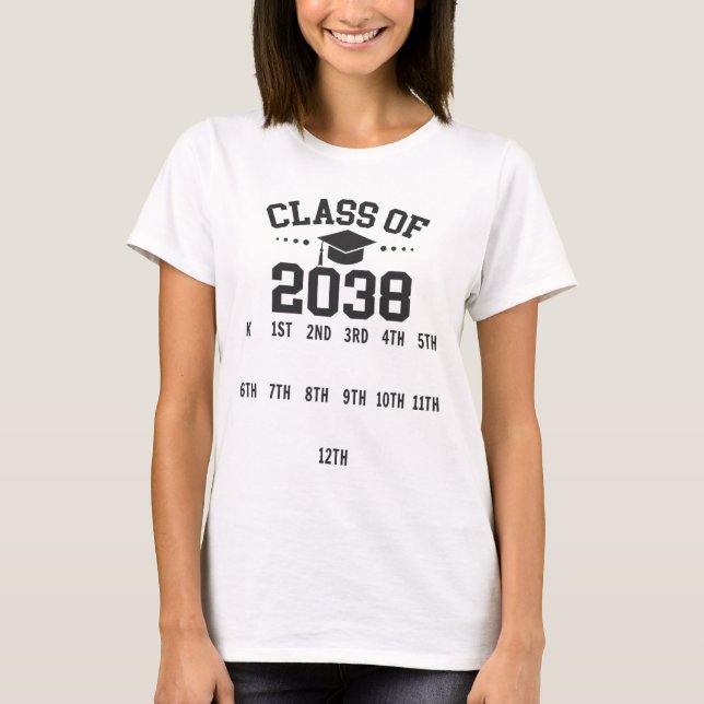 Camiseta Cl de 2038 Cresça Comigo Espaço Para Impressões da (Frente)
