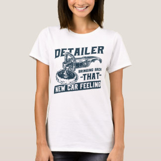 Camiseta Cl do Carro Detailer Automaticamente Desanexando N