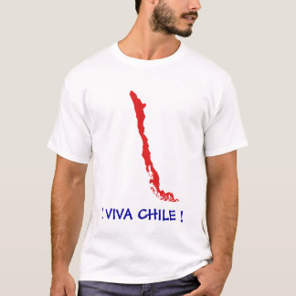 Camiseta CL - Polera Viva o Chile